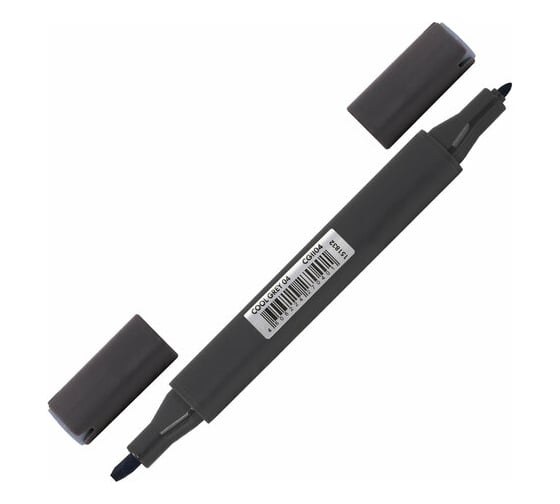 Двусторонний маркер для скетчинга BRAUBERG Art Classic 1-6 мм, холодный серый 4 CGII04 151832