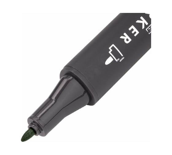 Двусторонний маркер для скетчинга BRAUBERG Art Classic 1-6 мм, оливковый G726 151795