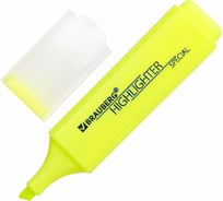 Текстовыделитель BRAUBERG Special желтый, линия 1-5 мм 151902