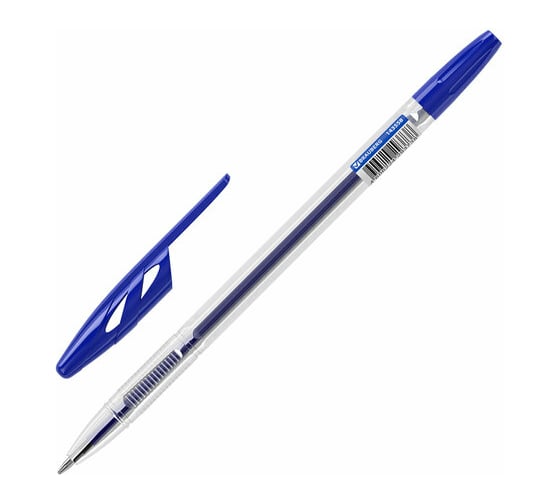 Шариковая ручка BRAUBERG Ultra синяя, узел 1 мм 143558