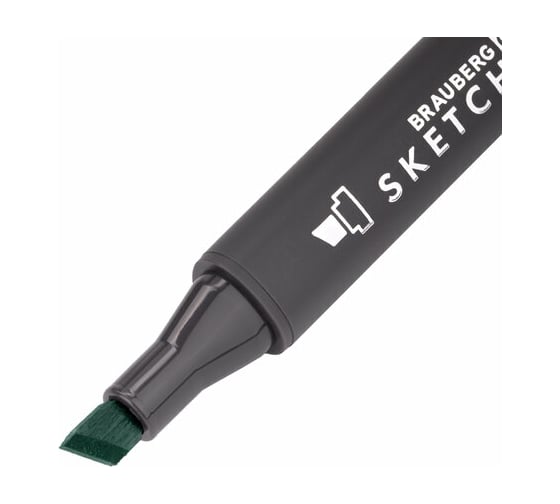 Двусторонний маркер для скетчинга BRAUBERG Art Classic 1-6 мм, мятно-зеленый G115 151780