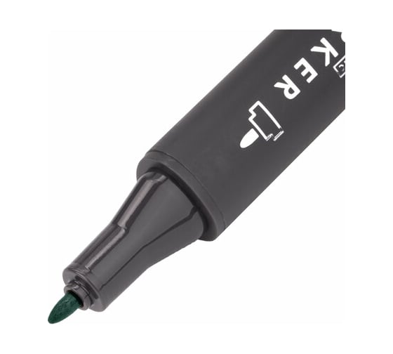 Двусторонний маркер для скетчинга BRAUBERG Art Classic 1-6 мм, мятно-зеленый G115 151780