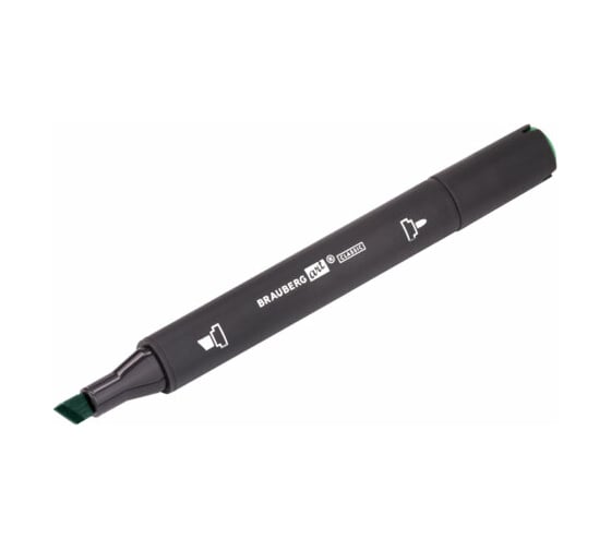 Двусторонний маркер для скетчинга BRAUBERG Art Classic 1-6 мм, мятно-зеленый G115 151780