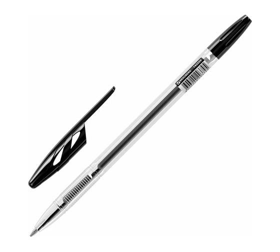 Шариковая ручка BRAUBERG Ultra черная, узел 1 мм 143559
