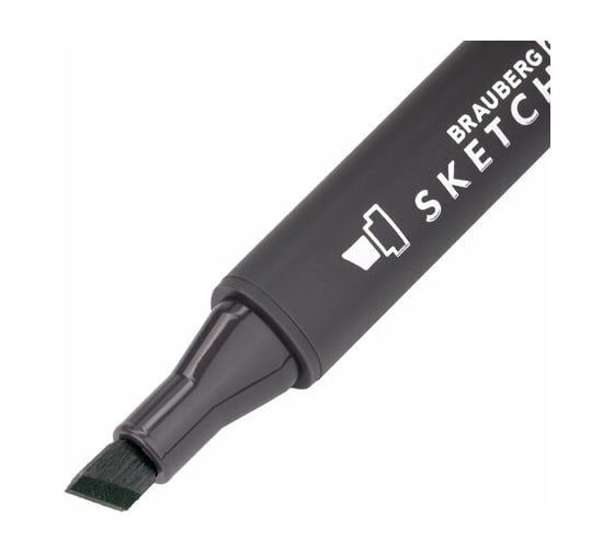 Двусторонний маркер для скетчинга BRAUBERG Art Classic 1-6 мм, нефритовый зеленый G326 151790
