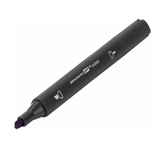 Двусторонний маркер для скетчинга BRAUBERG Art Classic 1-6 мм, темно-лиловый R623 151779