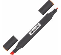 Двусторонний маркер для скетчинга BRAUBERG Art Classic 1-6 мм, оранжевый Y608 151797