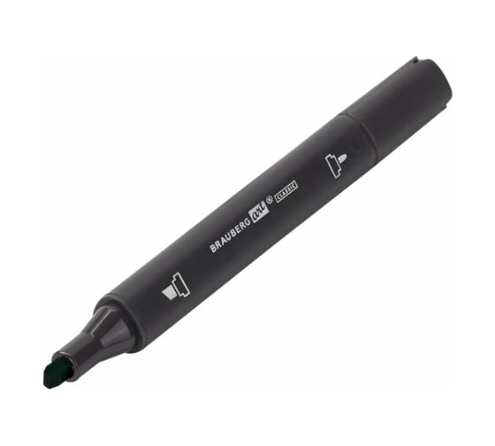 Двусторонний маркер для скетчинга BRAUBERG Art Classic 1-6 мм, темно-оливковый G434 151804