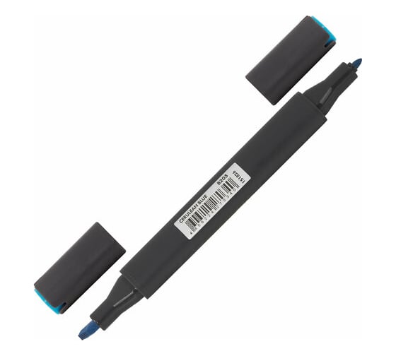 Двусторонний маркер для скетчинга BRAUBERG Art Classic 1-6 мм, голубая бирюза B205 151826