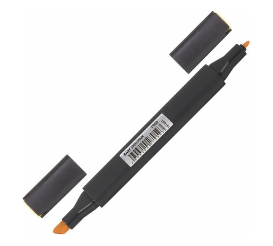Двусторонний маркер для скетчинга BRAUBERG Art Classic 1-6 мм, телесный Y900 151851