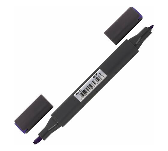 Двусторонний маркер для скетчинга BRAUBERG 1 мм - 6 мм Art Classic, Фиалковый (R839), 151777