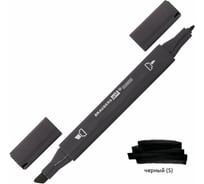 Двусторонний маркер для скетчинга BRAUBERG 1 мм - 6 мм Art Classic, Черный (S), 151767