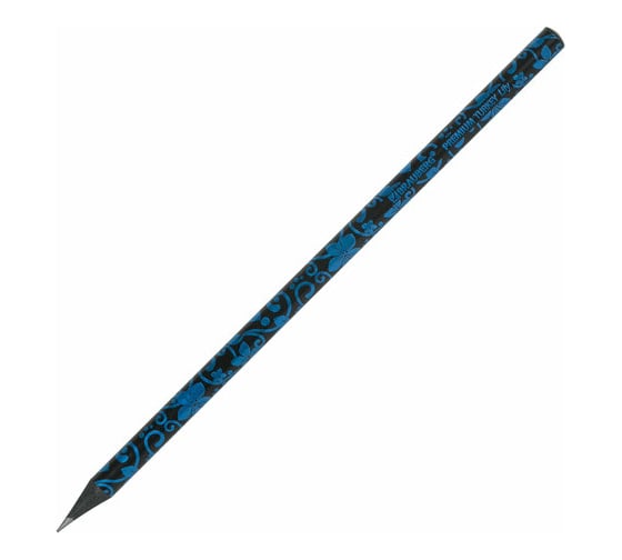 Чернографитный карандаш BRAUBERG Premium Turkey, 1 шт., Lily, Нв, ассорти, дисплей, 181564 1
