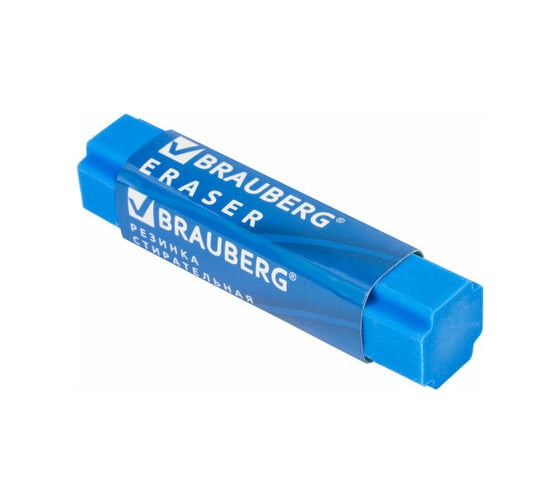 Ластик BRAUBERG X-Erase, 68x15x15 мм, цвет ассорти, экологичный Пвх, 228066