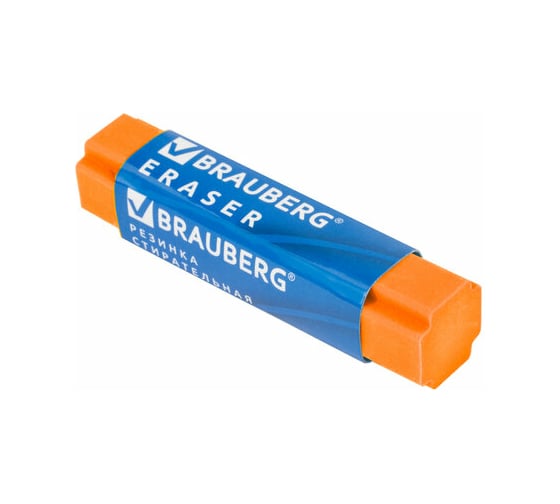 Ластик BRAUBERG X-Erase, 68x15x15 мм, цвет ассорти, экологичный Пвх, 228066