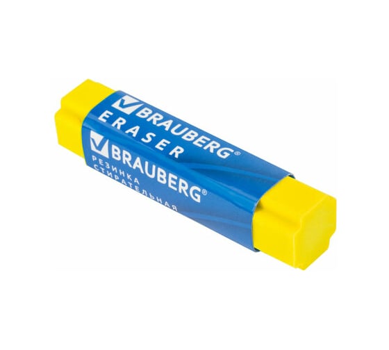 Ластик BRAUBERG X-Erase, 68x15x15 мм, цвет ассорти, экологичный Пвх, 228066