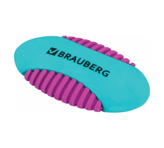 Ластик BRAUBERG Mix S, 58x33x13 мм, цвет ассорти, 228724