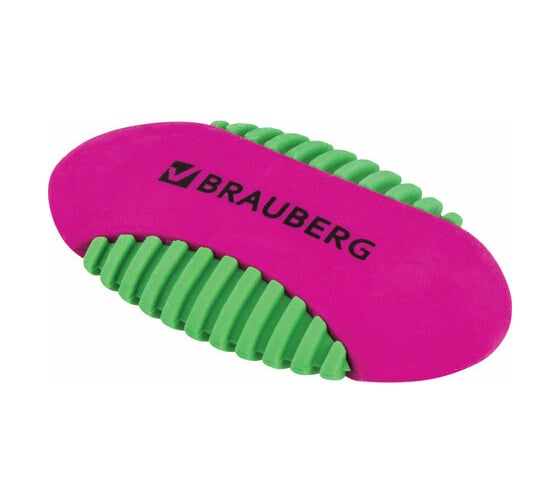 Ластик BRAUBERG Mix S, 58x33x13 мм, цвет ассорти, 228724
