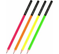 Чернографитный карандаш BRAUBERG Premium Turkey, 1 шт., Ultra, Нв, ассорти, дисплей, 181570