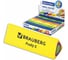Ластик Fruity S BRAUBERG, 44x15x15 мм, цвет ассорти, треугольный 36 шт 228713 1