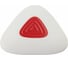 Ластик Trios Pro BRAUBERG, 36x36x9 мм, белый, треугольный, красный пластиковый держатель 36 шт 229559 3