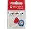 Ластик Trios Pro BRAUBERG, 36x36x9 мм, белый, треугольный, красный пластиковый держатель 36 шт 229559 4