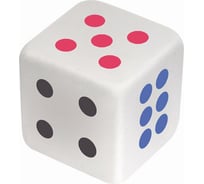 Ластик BRAUBERG Game, 24x24x24 мм, белый, ассорти, 223605