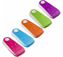 Ластик BRAUBERG Fruity, 57x24x15 мм, белый, пластиковый футляр ассорти, 229561