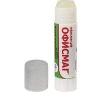 Клей-карандаш ОФИСМАГ Crystal прозрачный, 15 г 225964