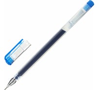 Гелевая ручка Staff Basic Gp-675, синяя, длина письма 1000 м, игольчатый узел 0.5 мм, линия письма 0.35 мм 143674