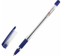 Масляная шариковая ручка Staff Basic Obp-11 с грипом, cиняя, узел 1 мм, линия письма 0.5 мм 143744