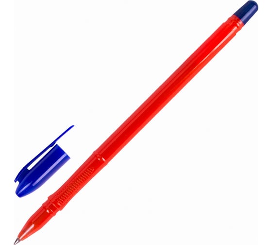 Масляная шариковая ручка Staff Basic Obp-203, cиняя, корпус оранжевый, узел 1 мм, линия письма 0,7 мм 143203