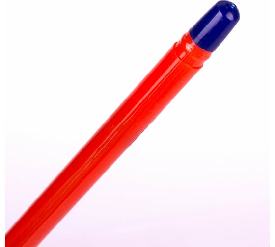 Масляная шариковая ручка Staff Basic Obp-203, cиняя, корпус оранжевый, узел 1 мм, линия письма 0,7 мм 143203