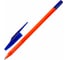 Масляная шариковая ручка Staff Basic Obp-679, cиняя, корпус оранжевый, узел 1 мм, линия письма 0,7 мм 142679 1