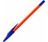 Масляная шариковая ручка Staff Basic Obp-679, cиняя, корпус оранжевый, узел 1 мм, линия письма 0,7 мм 142679 3