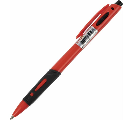 Автоматическая шариковая ручка Staff с грипом Bp-16 Neon, cиняя, ассорти линия письма 0.35 мм 143750