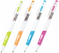 Автоматическая шариковая ручка Staff с грипом Bp-16 White, cиняя, ассорти линия письма 0.35 мм 143749