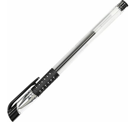 Гелевая ручка Basic Needle Gp-679 с грипом Staff, черная, игольчатый узел 0.5 мм, линия письма 0.35 мм 12 шт 143679