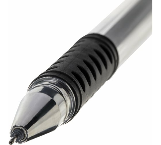 Гелевая ручка Staff Basic Needle Gp-679 с грипом, черная, игольчатый узел 0.5 мм, линия письма 0.35 мм 143679