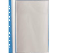 Папка Everyday 10 вкладышей с перфорацией Staff, мягкая, синяя, 0.16 мм 10 шт 224974