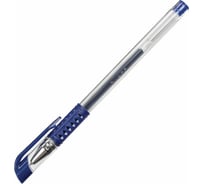 Гелевая ручка Staff Basic Needle Gp-679 с грипом, cиняя, игольчатый узел 0.5 мм, линия письма 0.35 мм 143678