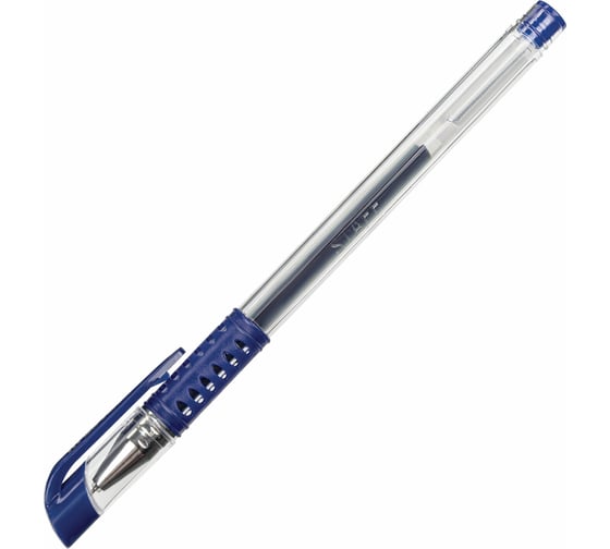 Гелевая ручка Staff Basic Needle Gp-679 с грипом, cиняя, игольчатый узел 0.5 мм, линия письма 0.35 мм 143678 1