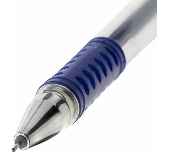 Гелевая ручка Staff Basic Needle Gp-679 с грипом, cиняя, игольчатый узел 0.5 мм, линия письма 0.35 мм 143678