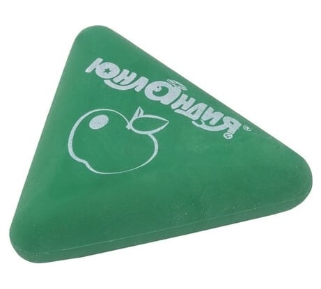 Ластик ЮНЛАНДИЯ Трио 35x35x10 мм, цвет ассорти, треугольный 228072