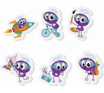 Фигурный ластик ЮНЛАНДИЯ Юнландик 45x30x8 мм, ассорти 228716