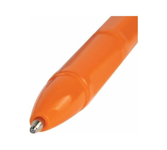 Шариковая ручка ОФИСМАГ X-333 Orange синяя, корпус оранжевый, узел 1 мм, линия письма 0.5 мм 143228