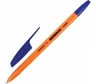 Шариковая ручка X-333 Orange синяя ОФИСМАГ, корпус оранжевый, узел 1 мм, линия письма 0.5 мм 50 шт 143228