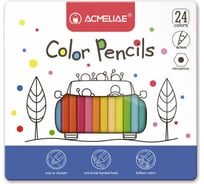 Набор цветных карандашей 24цв. в металлическом футляре ACMELIAE 9800-24