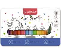 Набор цветных карандашей 36цв. в металлическом футляре ACMELIAE 9800-36