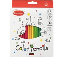 Набор цветных карандашей 48цв.+точилка, в картонном футляре ACMELIAE 9403-48